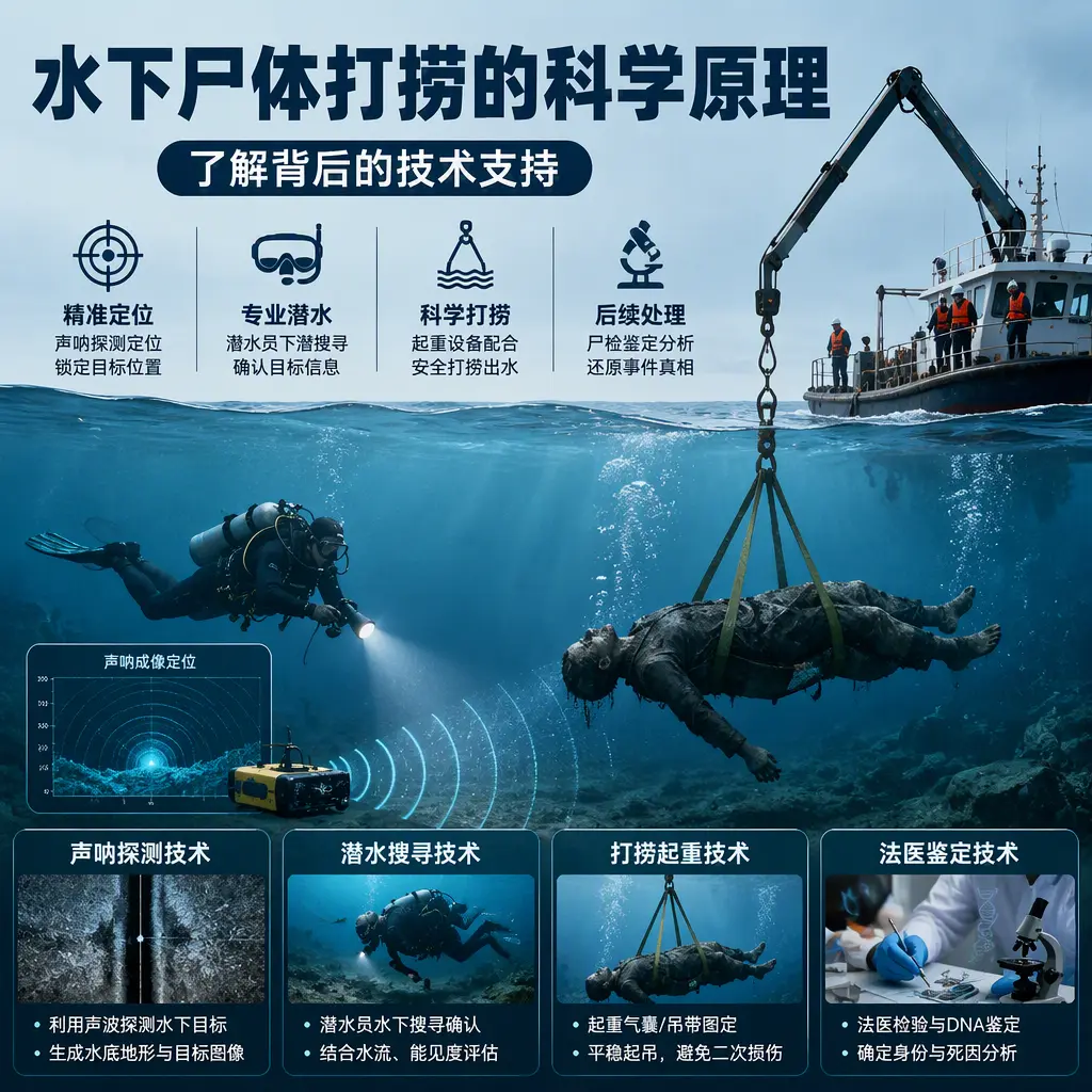 昌江水下尸体打捞的科学原理，了解背后的技术支持